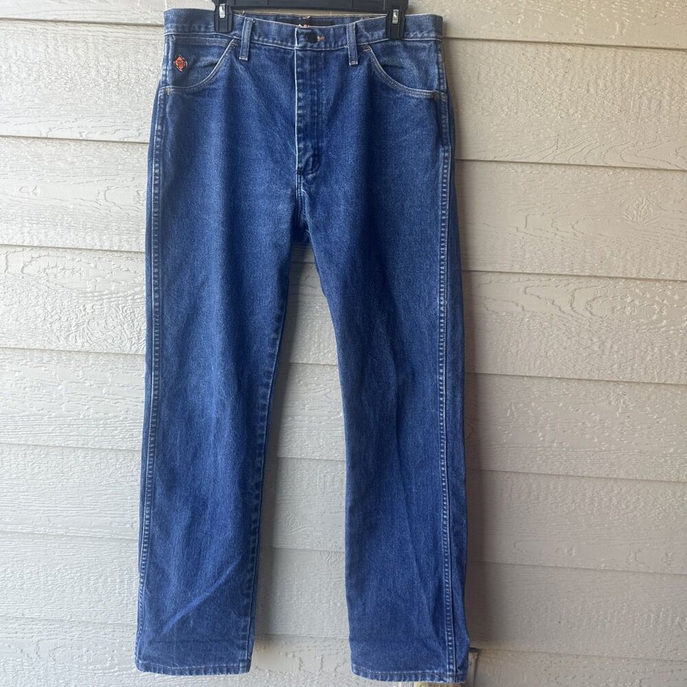 Wrangler FR13MWZ Jeans Men's size 34x34 Flame Resistant Western Workwear Cowboy